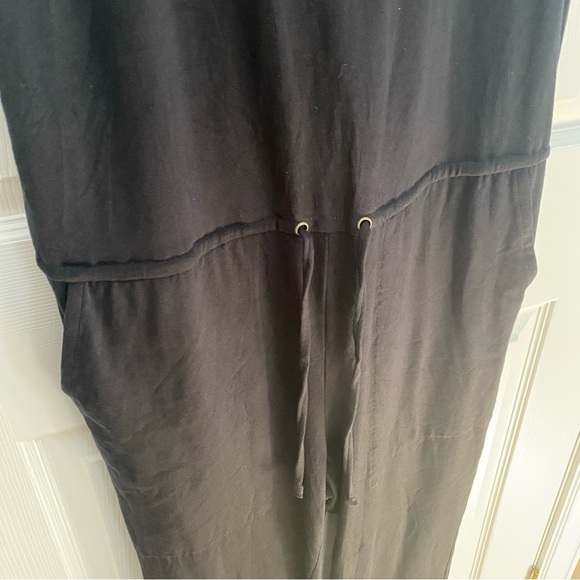 Eileen Fisher Black Jumpsuit Romper organic cotton small - Picture 4 of 9